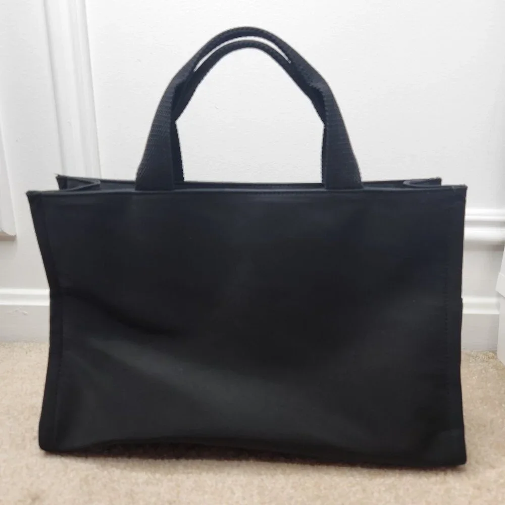 Frances Valentine New York Kate Black Tote Bag Shoulder Bag Purse